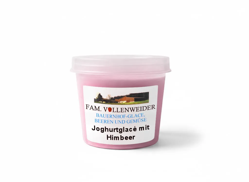 Joghurtglacé mit Himbeer (120ml)